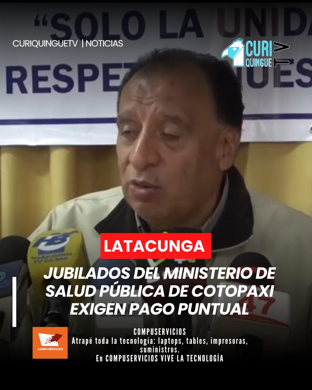 Indignación y preocupación viven los integrantes de la Asociación de Jubilados del Ministerio de Salud Pública en Cotopaxi