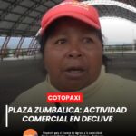 Latacunga | La plaza del barrio Zumbalica, reconocida durante años como un importante punto de encuentro comercial cada martes, registra actualmente una notoria disminución de comerciantes y clientes.