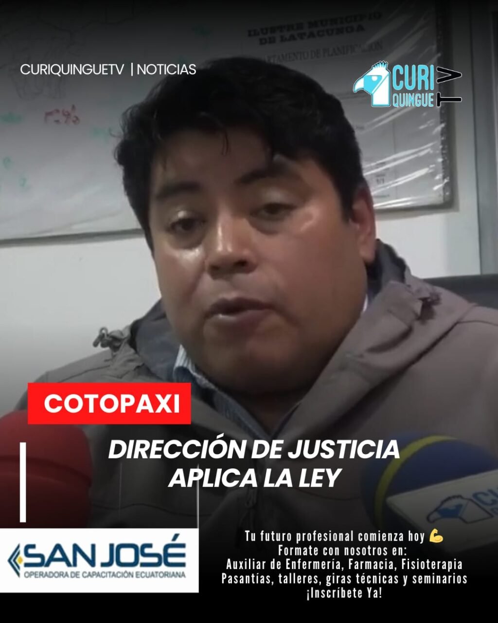 La Dirección de Justicia del Municipio de Latacunga ejecuta operativos de control que ya muestran resultados positivos.