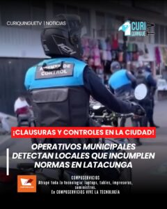La Dirección de Seguridad Ciudadana del Municipio de Latacunga continúa ejecutando operativos de control en diferentes sectores de la ciudad.