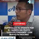 El piloto conocido como “Coyote Cordobés” firmó un importante convenio de patrocinio con Almacenes Anderson, que respaldará su participación en competencias durante el 2026.