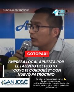 El piloto conocido como “Coyote Cordobés” firmó un importante convenio de patrocinio con Almacenes Anderson, que respaldará su participación en competencias durante el 2026.