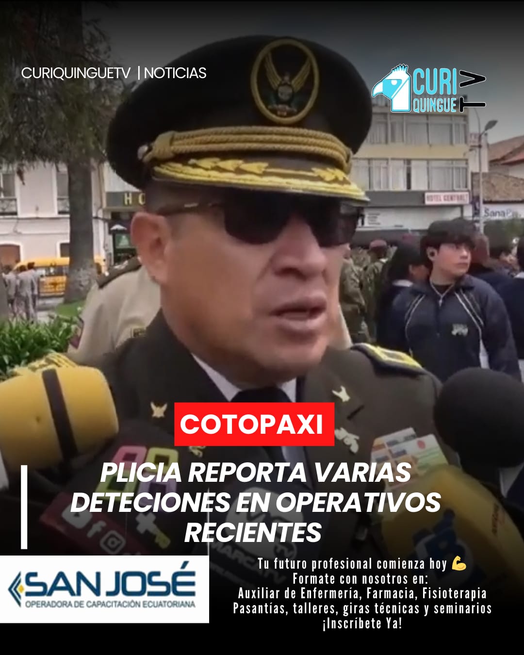 La Policía Nacional del Ecuador dio a conocer que en los últimos días se realizaron varias detenciones como resultado de operativos desplegados en diferentes sectores de la provincia.