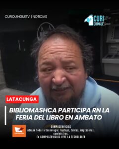 El proyecto BiblioMashca representó a Latacunga en una feria del libro desarrollada el fin de semana en la parroquia Izamba, en el cantón Ambato.