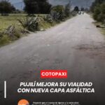 🚧 Pujilí mejora su vialidad con nueva capa asfáltica Dos barrios del cantón Pujilí serán intervenidos con la colocación de carpeta asfáltica en su vía principal. La obra es ejecutada por la Prefectura de Cotopaxi, con el objetivo de mejorar la movilidad, reducir el polvo y brindar mayor seguridad a peatones y conductores. Moradores destacan que esta intervención fortalecerá el desarrollo del sector. #Pujilí #ObrasPúblicas #Vialidad #Cotopaxi