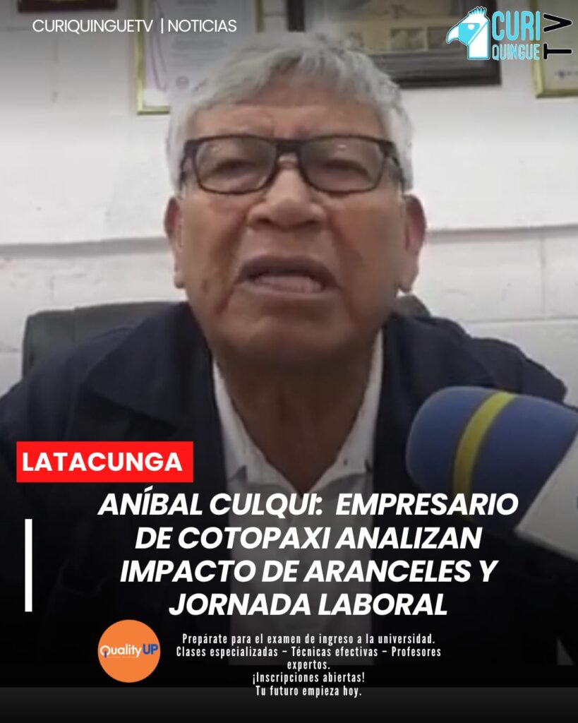 💼 Empresario de Cotopaxi analizan impacto de aranceles y jornada laboral El sector empresarial de Cotopaxi expresó su postura frente a los aranceles aplicados a productos importados desde Colombia, señalando que estas medidas podrían incidir en los costos y en la dinámica comercial de la provincia. Además, se refirieron al debate sobre la jornada laboral, destacando la necesidad de generar políticas que equilibren la productividad con el bienestar de los trabajadores. #Cotopaxi #Economía #SectorEmpresarial #Aranceles #JornadaLaboral