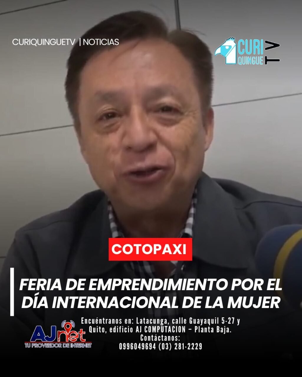 👩‍💼 Feria de emprendimiento por el Día Internacional de la Mujer En conmemoración del Día Internacional de la Mujer, el Centro de Atención Ciudadana realizará un evento especial de emprendimiento este viernes. La jornada busca impulsar el trabajo y talento de mujeres emprendedoras, promoviendo la autonomía económica y el fortalecimiento de sus negocios. #DíaDeLaMujer #EmprendimientoFemenino #Cotopaxi