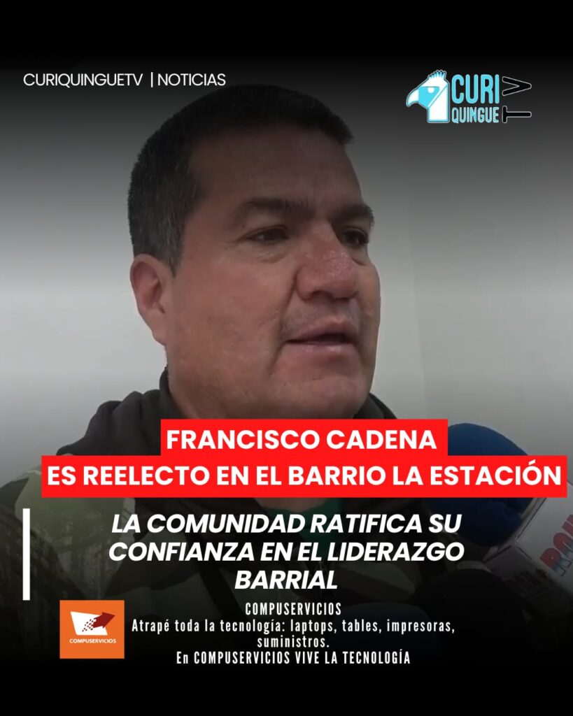 La comunidad del barrio La Estación, en la ciudad de Latacunga, ratificó su confianza en el liderazgo de Francisco Cadena, quien fue reelecto como presidente del directorio barrial durante el proceso de elección realizado recientemente en el sector.