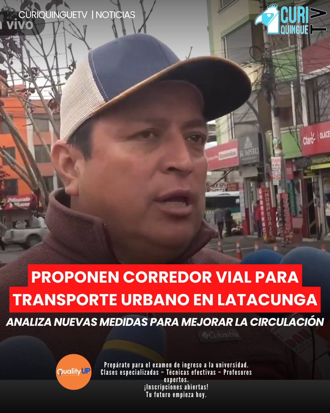 🚕 PROPONEN CORREDOR VIAL PARA MEJORAR EL TRANSPORTE URBANO EN LATACUNGA