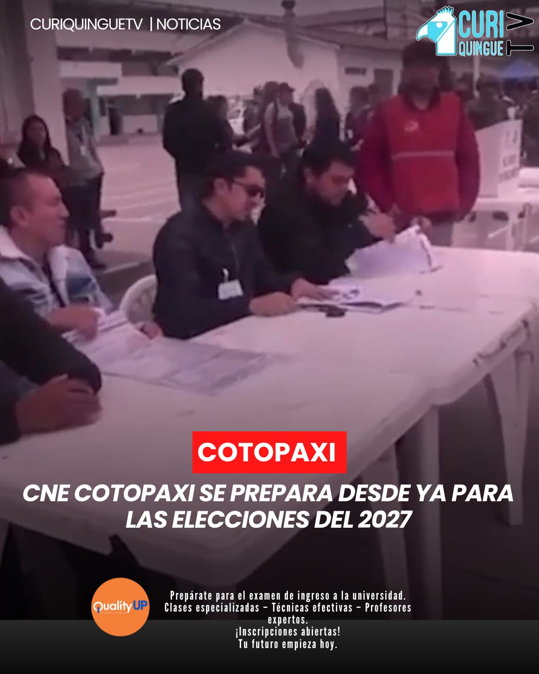 La directora provincial del Consejo Nacional Electoral (CNE) en Cotopaxi informó que ya se están planificando varias acciones de cara a los comicios del año 2027.