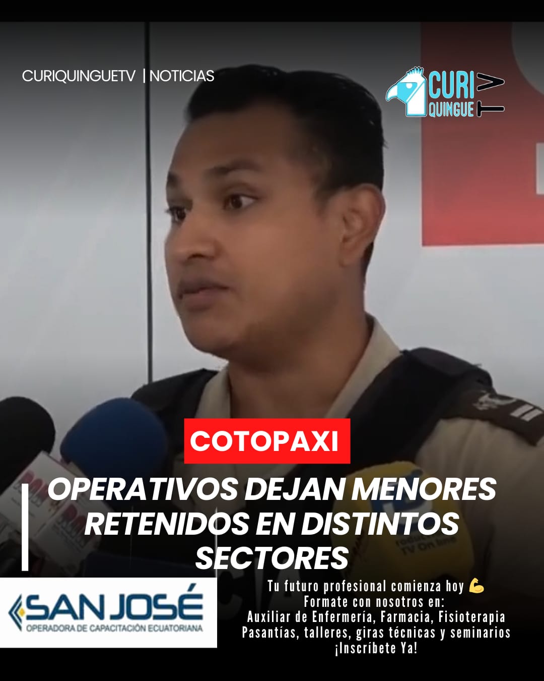 La Dirección Nacional de Policía Especializada para Niños, Niñas y Adolescentes (DINAPEN) continúa ejecutando controles y operativos en varios sectores del país como parte de su labor de prevención y protección.