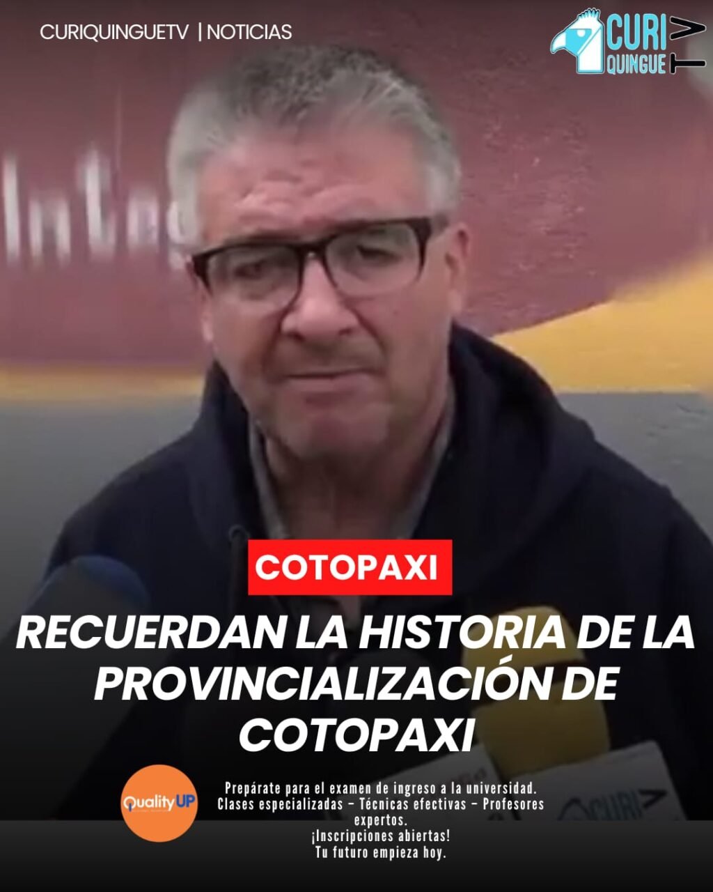 El historiador Paul García compartió detalles sobre el proceso histórico que llevó a la provincialización de Cotopaxi, resaltando los acontecimientos y personajes que marcaron este hecho importante para la región.