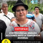 Ante los efectos de la temporada invernal, el COE Provincial de Cotopaxi mantuvo una reunión de trabajo en el cantón La Maná para evaluar los mecanismos de atención a los sectores que han resultado afectados por las lluvias.