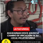 El local Shawarmas Rock informó que trasladó su negocio debido al incremento de arriendos en el sector de la Unidad Nacional y a problemas de seguridad por presencia de libadores.