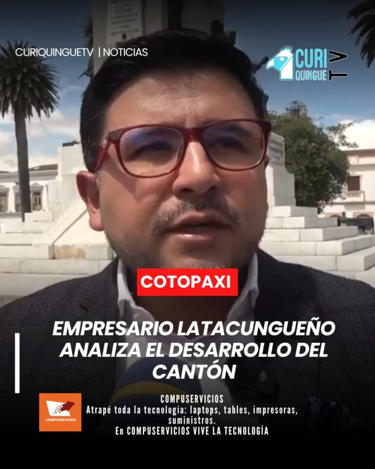 El empresario latacungueño Raúl Terán se pronunció sobre el desarrollo del cantón Latacunga y señaló que, a su criterio, varias administraciones municipales no han logrado cumplir las expectativas de la ciudadanía.