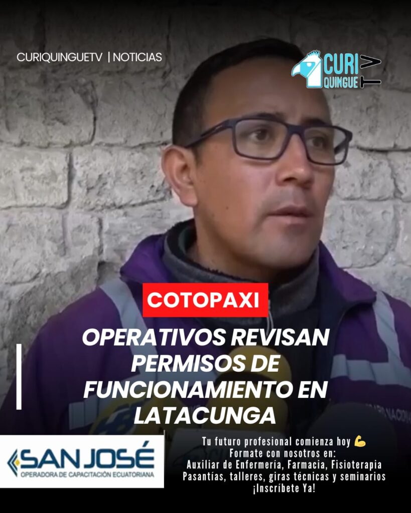 Realizan barrido de control para verificar permisos de funcionamiento 📄🔍 El comisario del cantón Saquisilí informó que se ejecuta un barrido de control en el cantón Latacunga para verificar que los establecimientos cuenten con los permisos de funcionamiento correspondientes. El objetivo de estos operativos es garantizar que los locales cumplan con la normativa vigente y operen de manera legal. #ControlMunicipal #Latacunga #Permisos #Cotopaxi
