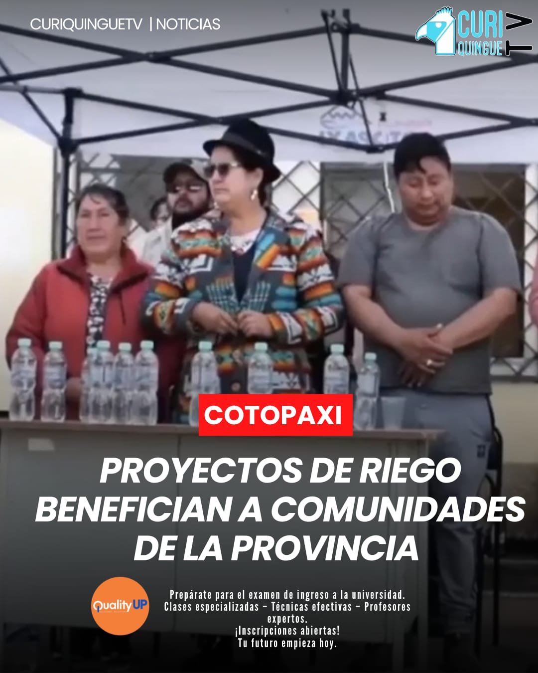 Gobierno Provincial ejecuta obras de riego para fortalecer la producción agrícola 💧🌱 La Dirección de Riego y Drenaje del Gobierno Provincial de Cotopaxi continúa ejecutando varios proyectos orientados a mejorar los sistemas de agua para riego en distintas comunidades de la provincia. Estas obras buscan fortalecer la producción agrícola, optimizar el uso del recurso hídrico y apoyar a los agricultores que dependen del riego para el desarrollo de sus cultivos. #Cotopaxi #Riego #Agricultura #Producción