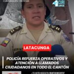 El jefe de Policía del cantón #Latacunga informó sobre los operativos de control que se ejecutan en distintos sectores, enfocados en fortalecer la seguridad ciudadana.