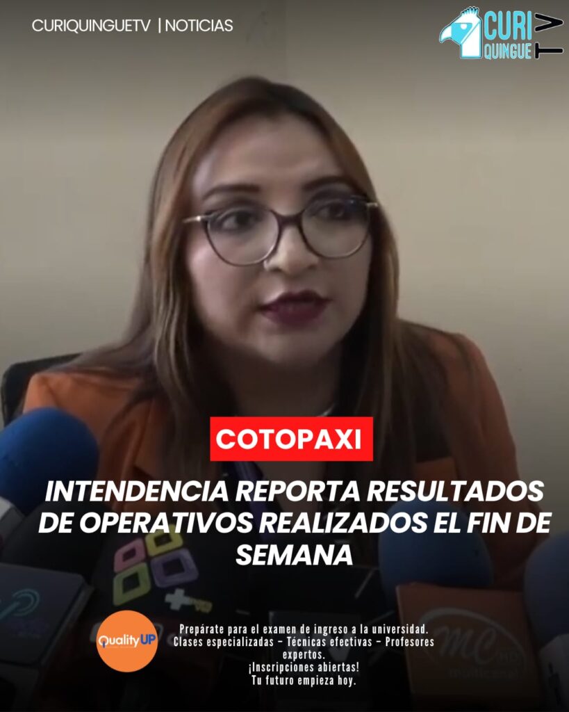 La Intendencia General de Policía de #Cotopaxi informó sobre los operativos realizados durante el fin de semana en varios sectores de la provincia.