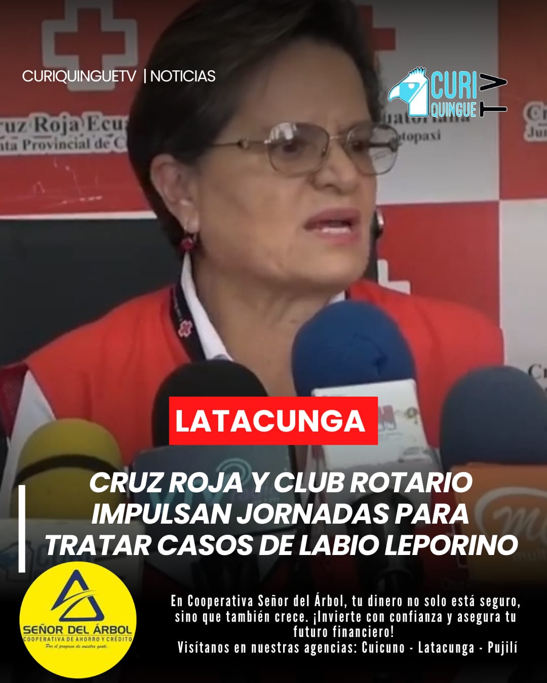 La #CruzRoja, en coordinación con el #ClubRotario, impulsa brigadas médicas dirigidas a personas con labio leporino.