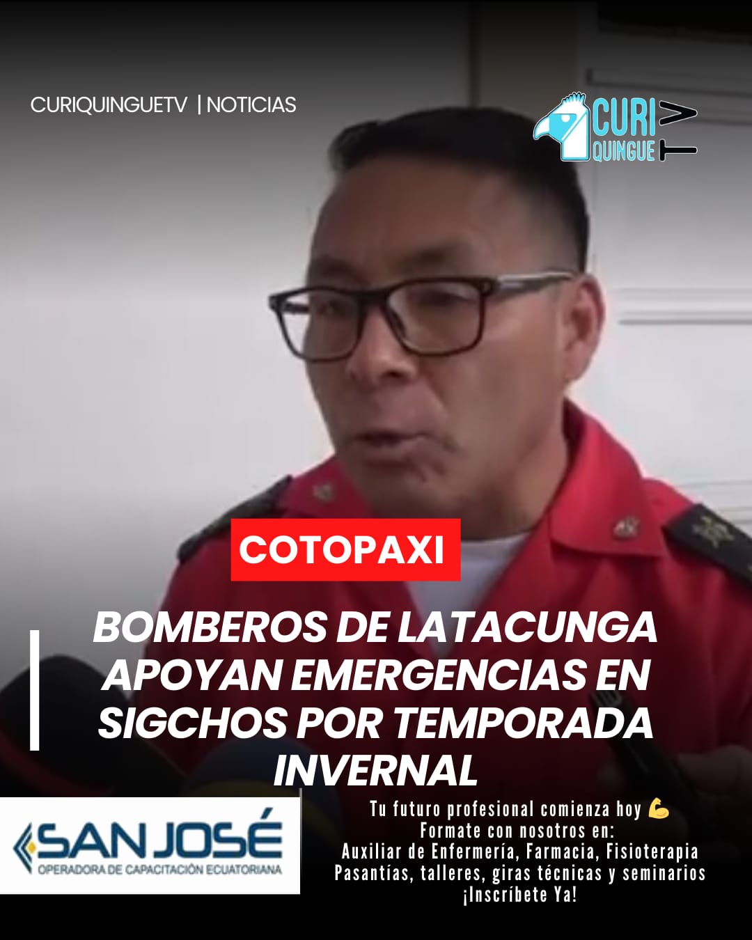 🚒🌧️ ¡Sigchos enfrenta fuertes afectaciones! Bomberos de Latacunga continúan desplegados ante emergencias provocadas por la temporada invernal.