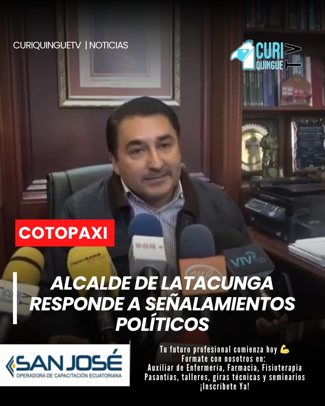 Declaraciones sobre una supuesta salida de un movimiento político provocan la reacción del alcalde 👀