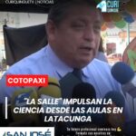 La Unidad Educativa La Salle inauguró su feria de ciencia y tecnología, donde estudiantes presentan proyectos llenos de creatividad e innovación 🧠✨