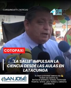 La Unidad Educativa La Salle inauguró su feria de ciencia y tecnología, donde estudiantes presentan proyectos llenos de creatividad e innovación 🧠✨