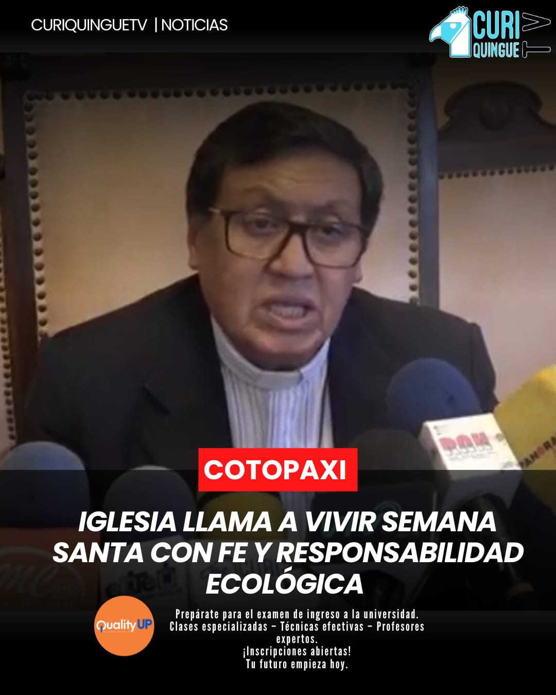 Durante el Domingo de Ramos, autoridades religiosas invitan a vivir esta fecha con fe y responsabilidad ambiental 🙏🌿