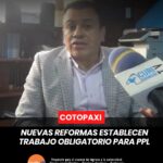 Desde marzo, personas privadas de libertad deberán trabajar obligatoriamente en el país