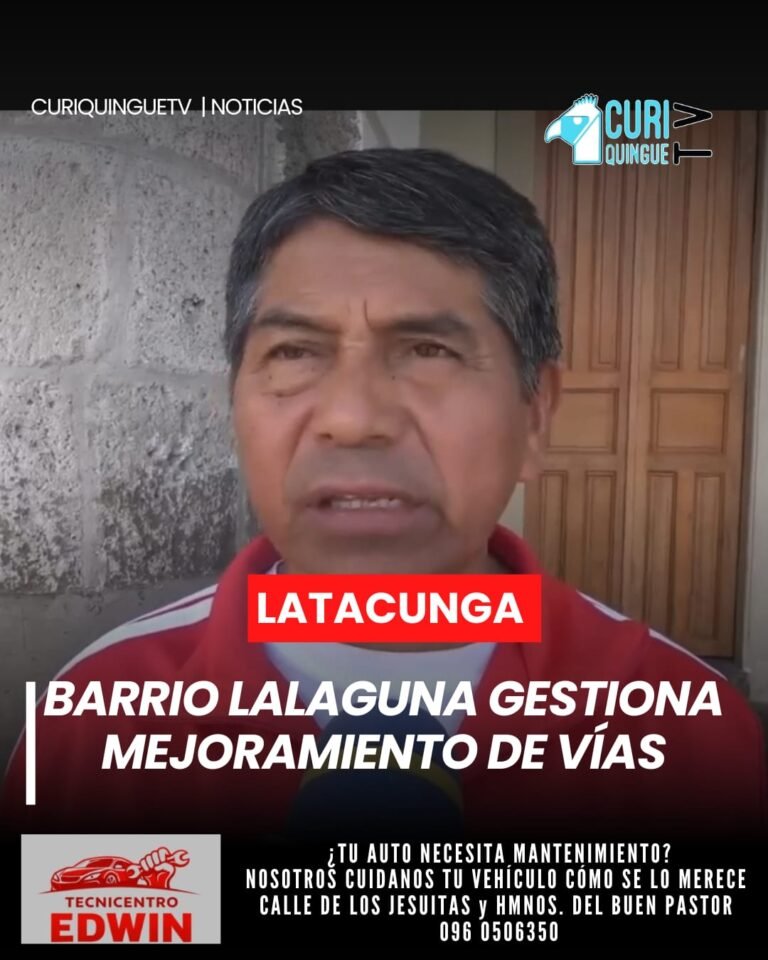 Dirigentes de La Laguna gestionan ante el Municipio de Latacunga el adoquinamiento de calles 🚜 👥 Moradores consideran esta obra clave para mejorar su calidad de vida.