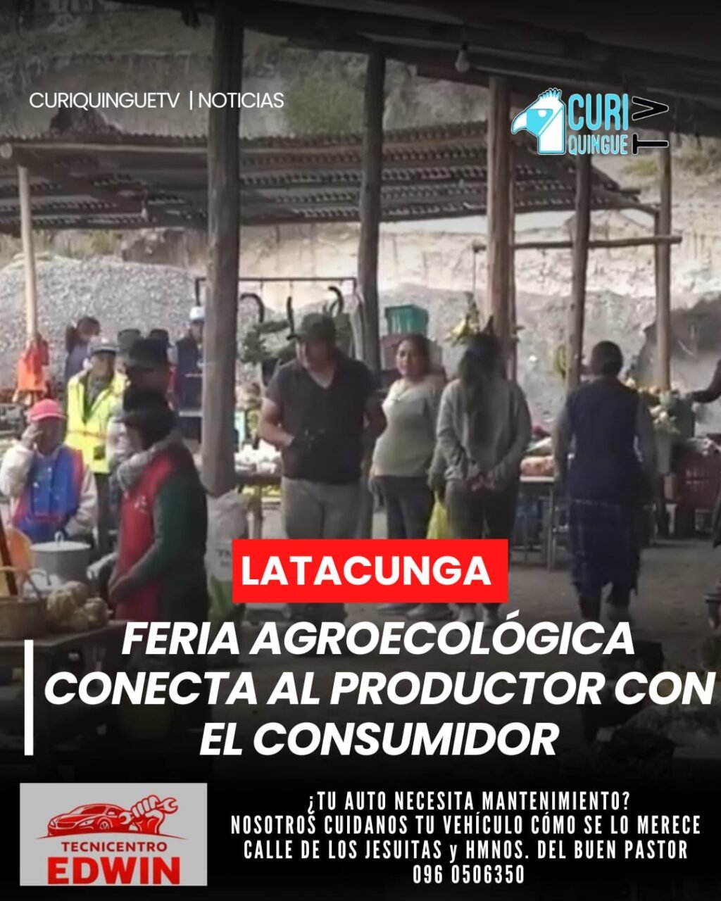 🌱 Feria impulsa lo local 🥬 Productores ofrecen alimentos frescos en Nintinacazo con la feria “De la mata a la olla”. 💬 ¿Apoyas estas iniciativas? #EconomíaLocal #Cotopaxi