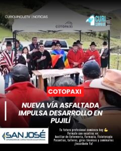 🛣️ Nueva vía en Pujilí 🚜 Se inauguró el asfaltado entre Apagua y Angamarca, mejorando la conectividad. 💬 ¿Qué vías necesitan arreglo urgente? #ObrasViales #Desarrollo