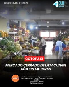 Pese a gestiones realizadas, aún no se ejecutan trabajos en el mercado cerrado de Latacunga