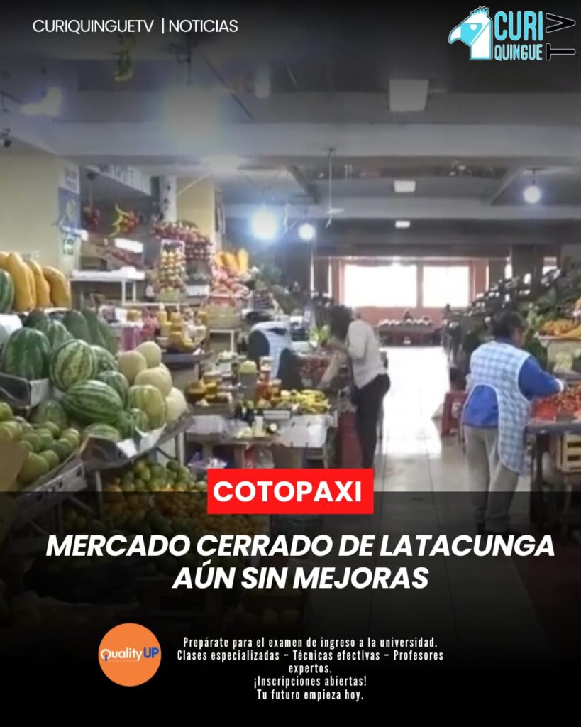 Pese a gestiones realizadas, aún no se ejecutan trabajos en el mercado cerrado de Latacunga