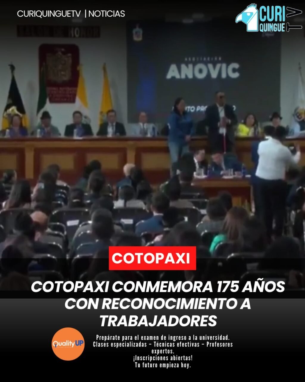🔴 7. Reconocimiento a servidores públicos 🔵 En el marco de los 175 años de provincialización, la Prefectura de Cotopaxi realizó un acto de reconocimiento a trabajadores por sus años de servicio. El evento resaltó su compromiso con el desarrollo de la provincia. #Cotopaxi175 #Reconocimiento #Prefectura