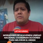 🟣 👥 Acciones barriales Moradores de la avenida Unidad Nacional en Latacunga informaron que ya cuentan con apoyo de autoridades para mejorar el uso del espacio público y reforzar la seguridad. #Seguridad #OrganizaciónBarrial