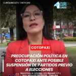🔴 🗳️ Alerta en el ámbito político La asambleísta Ana Herrera expresó su preocupación ante una posible suspensión de partidos políticos antes del proceso electoral, advirtiendo riesgos para la democracia y la participación ciudadana. #Política #Elecciones #Ecuador