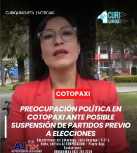 🔴 🗳️ Alerta en el ámbito político La asambleísta Ana Herrera expresó su preocupación ante una posible suspensión de partidos políticos antes del proceso electoral, advirtiendo riesgos para la democracia y la participación ciudadana. #Política #Elecciones #Ecuador