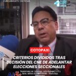 🗳️ La decisión del Consejo Nacional Electoral de adelantar las elecciones seccionales continúa generando reacciones.