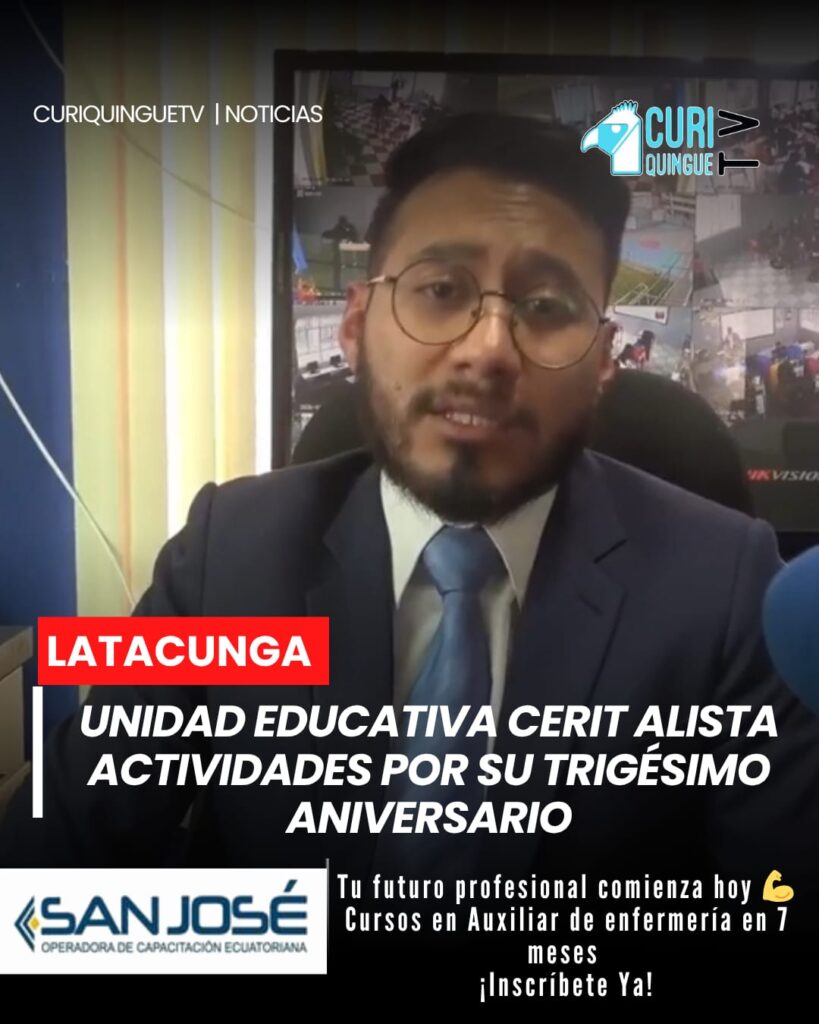 La Unidad Educativa CERIT alista una serie de eventos para celebrar su aniversario institucional. 📖✨