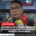 El Cuerpo de Bomberos de Cotopaxi habilitó nuevos servicios en línea para facilitar los trámites ciudadanos.