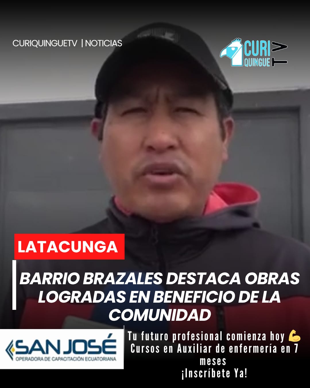 En el barrio Brazales, autoridades salientes de la Junta de Agua Potable presentaron un informe con importantes avances en el servicio básico.