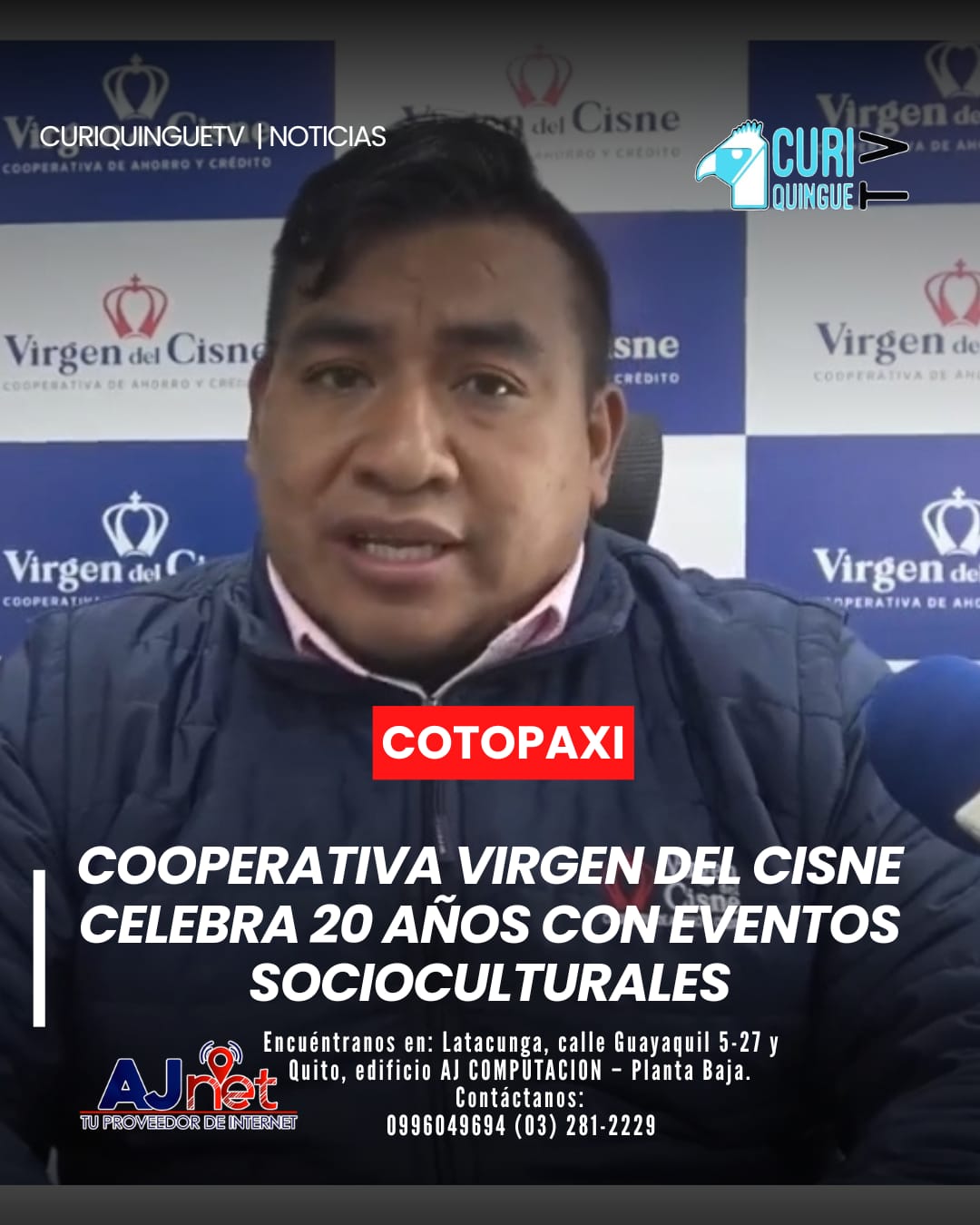 La Cooperativa Virgen del Cisne celebra dos décadas de servicio, consolidándose como un pilar del desarrollo económico de sus socios.