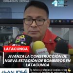 El Cuerpo de Bomberos de Latacunga avanza en la construcción de una nueva estación que permitirá reducir tiempos de respuesta y mejorar la atención en emergencias.