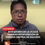 ⚠️ Moradores del barrio La Licada expresan preocupación por el estado del parque central del sector.