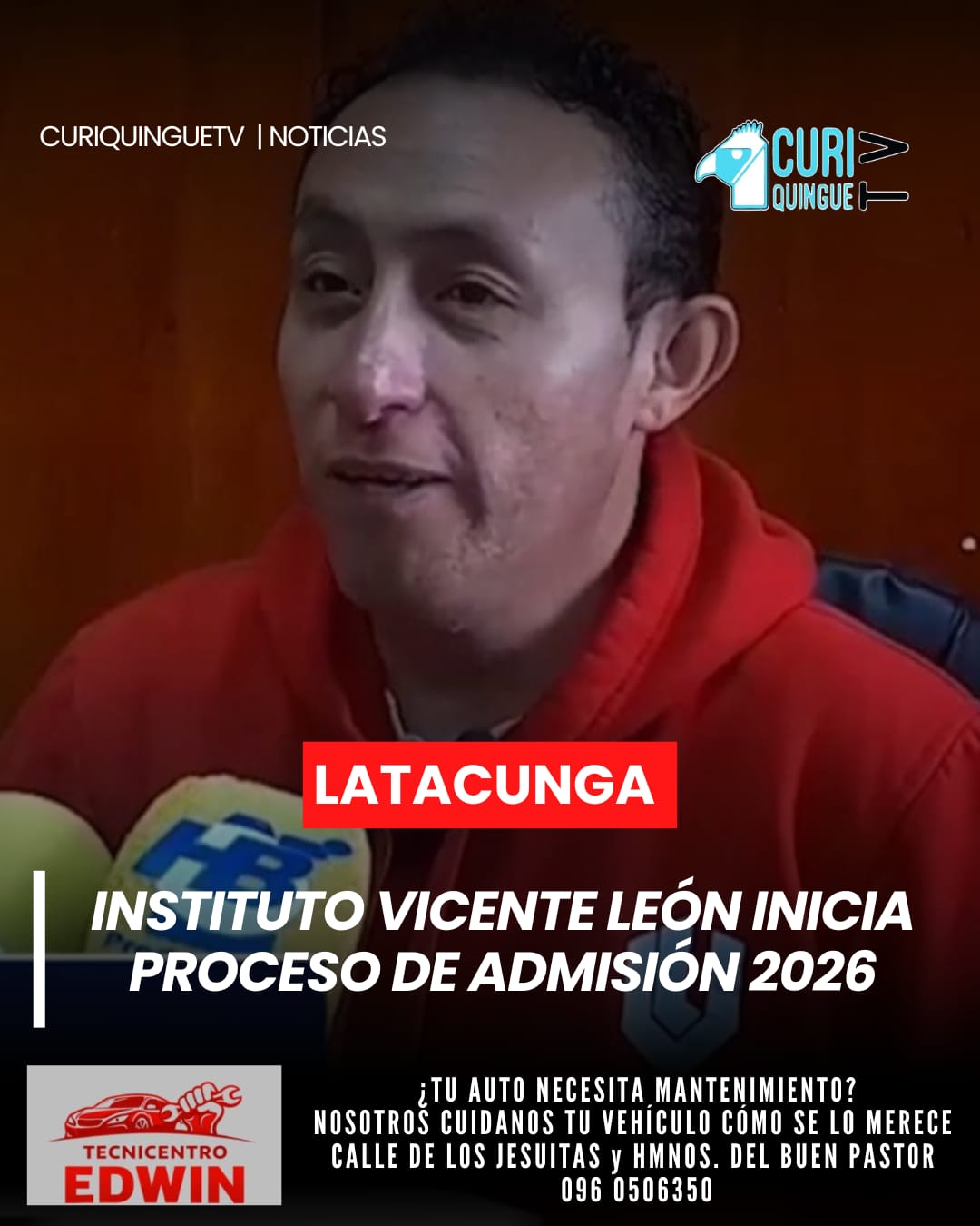 Informa a la ciudadanía que ya se encuentra en la primera etapa de aceptación y postulación del calendario de admisión 2026 - primer periodo.