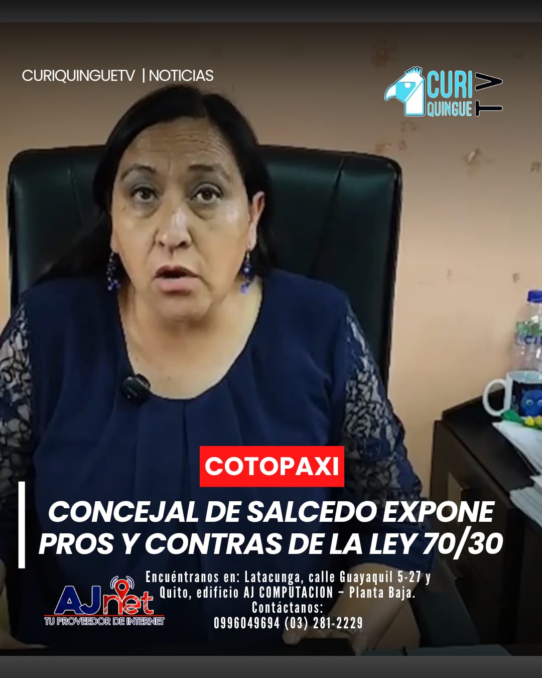 Dio a conocer los pros y contras de la obligatoriedad de la ley del 70/30 aplicada a los GADs.