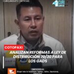 Sobre las reformas que impulsa el Gobierno Nacional a la ley de distribución del 70/30 para los GADs.