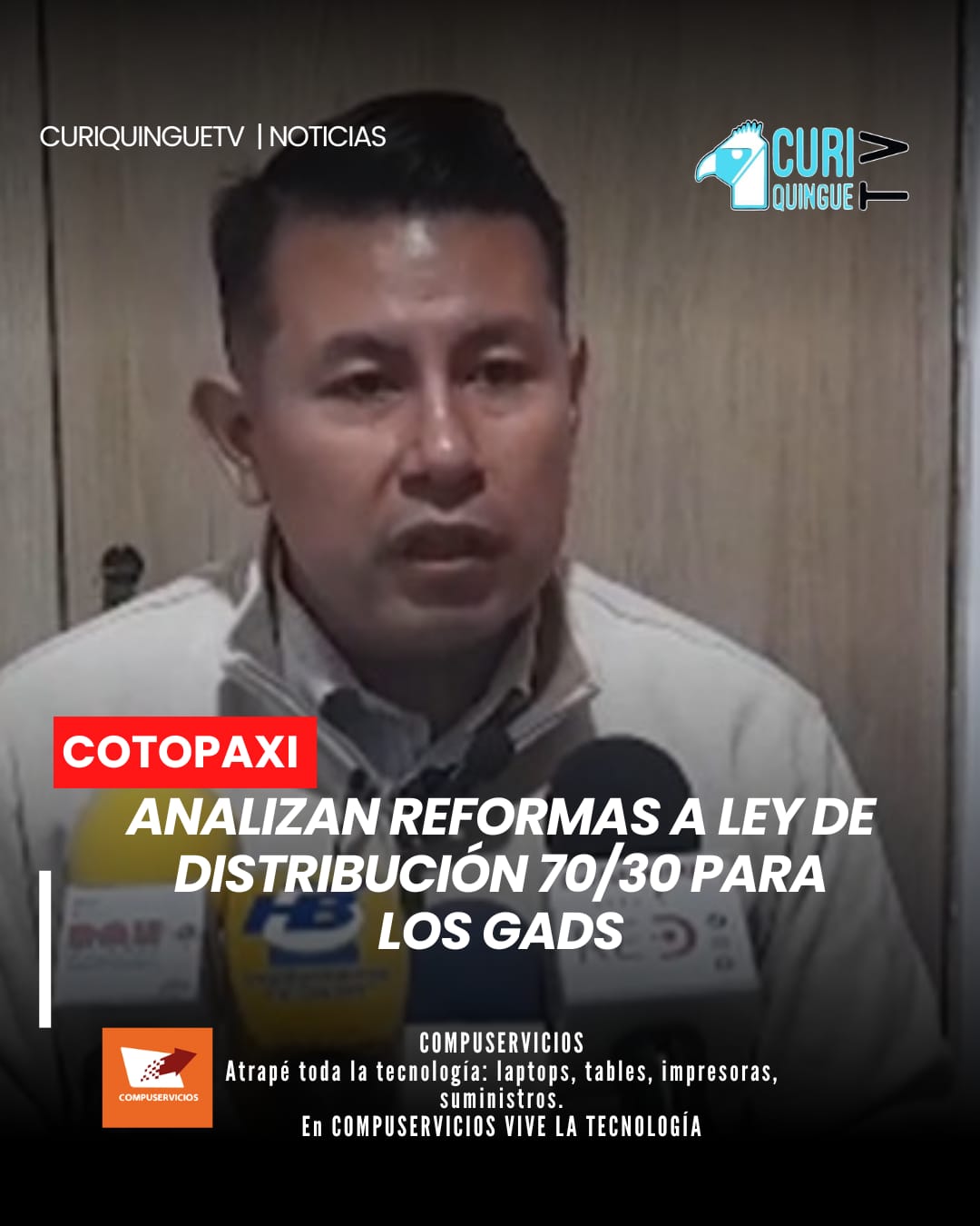 Sobre las reformas que impulsa el Gobierno Nacional a la ley de distribución del 70/30 para los GADs.